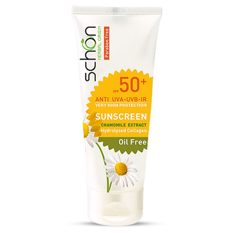 1f31d219633a744d977ac0fff089fd817eb3c338_1616996549 کرم ضد آفتاب بدون رنگ شون SPF 50 مدل chamomile extract مناسب پوستهای چرب حجم 50 میلیلیتر - Image 1